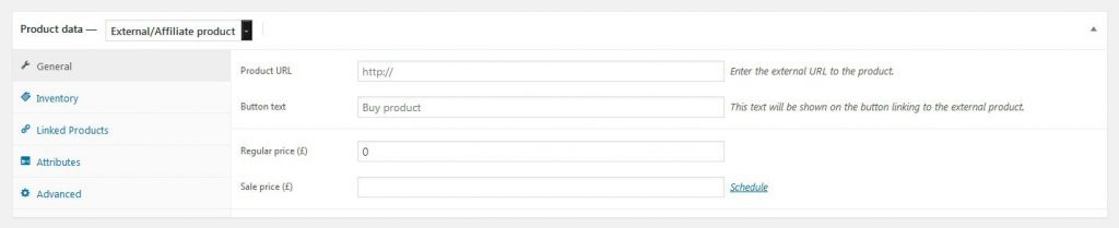 WooCommerce External Product