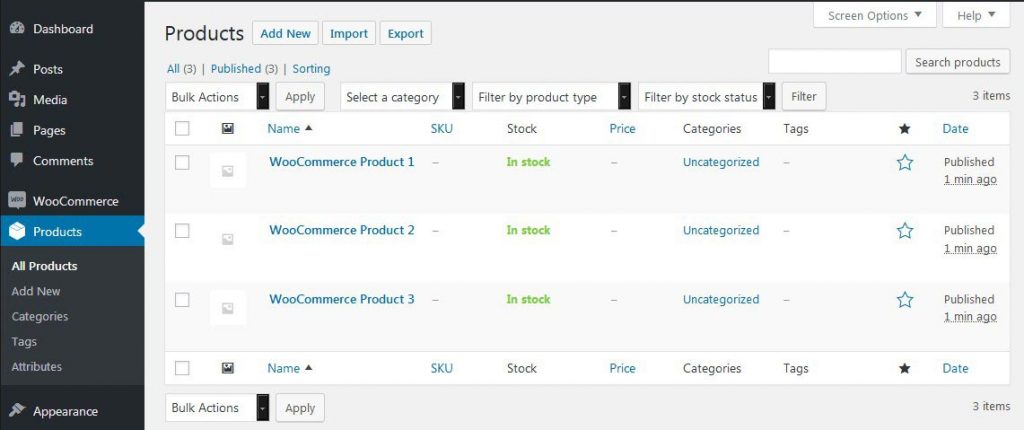 Managing Products in your WooCommerce Store