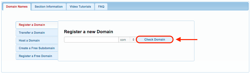 You can use our Domain Manager to register a domain name that uses some of the most popular domain extensions, such as .COM, .NET, .ORG, .INFO and more.