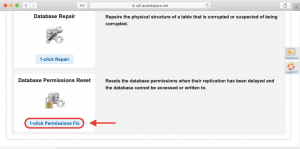 Using the 1-click Permissions Fix button you can speed up the optimization process allowing you to continue working on your website immediately.