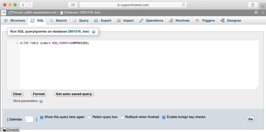 Data compression in Mysql. You can enable data compression in