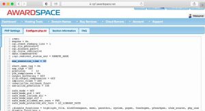 The php.ini file is a fancy text file that contains various directives that instruct PHP how to behave.