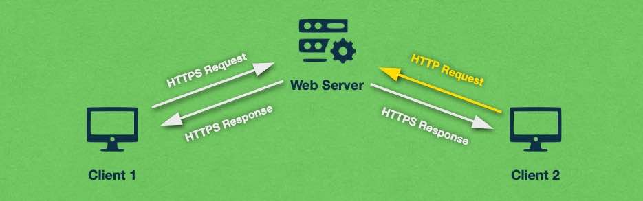 Once properly configured, a web server can respond to all requests using the HTTPS protocol.