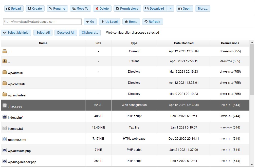 htaccess-filemanager