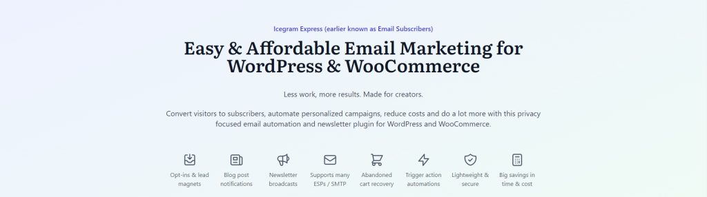 Icegram Express WordPress Plugin 