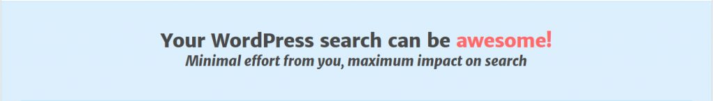 WordPress Search Plugin SearchWP