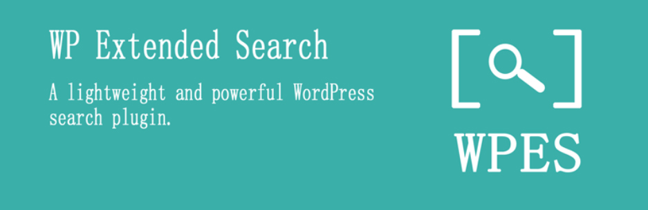 WordPress Search Plugin WP Extended Search 