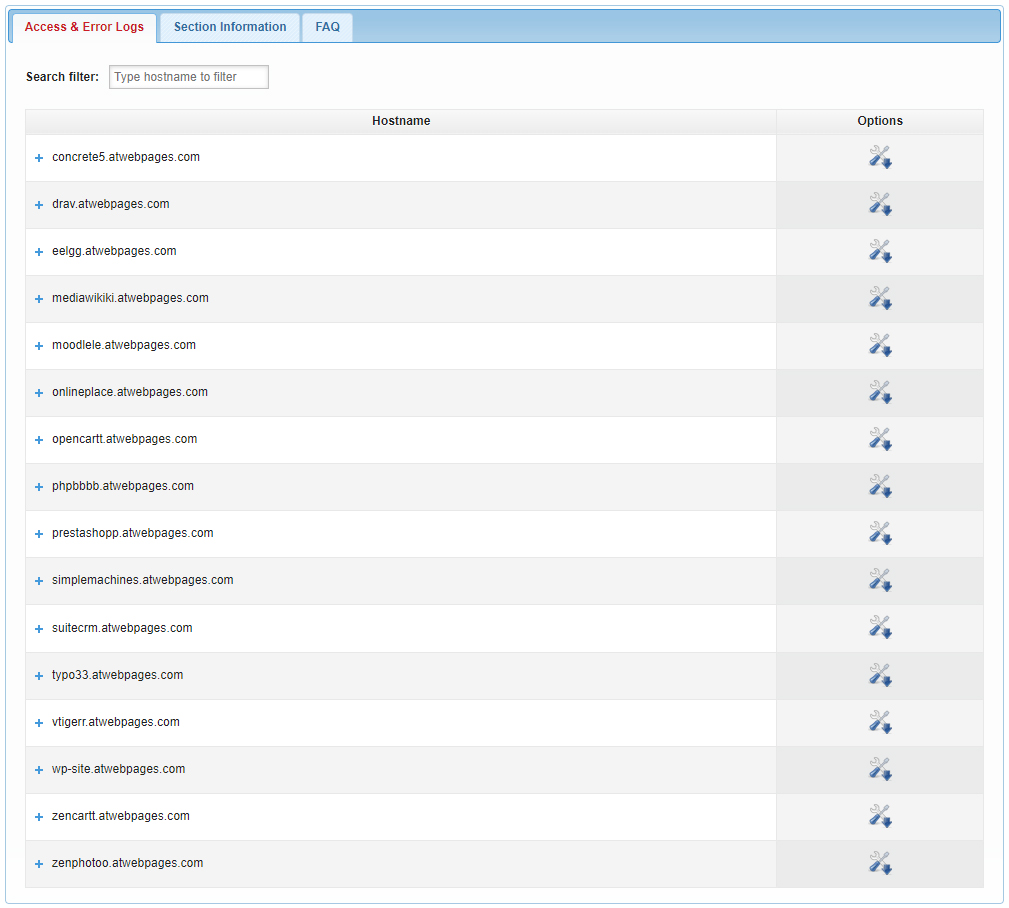 501 Error Not Implemented AwardSpace Hosting Panel Hosted Websites