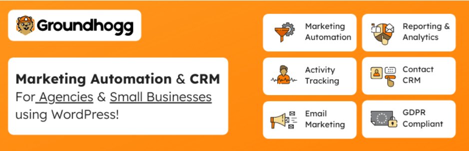 WordPress CRM Plugins Groundhogg