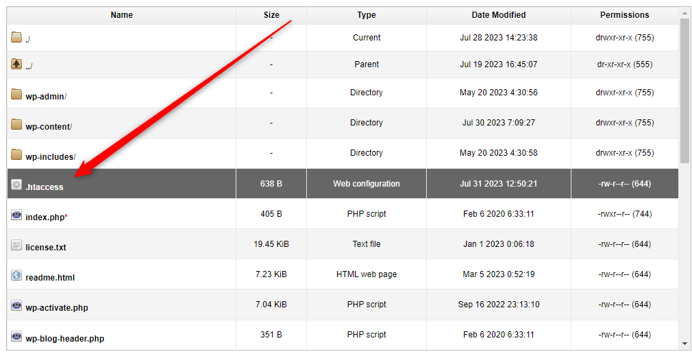 HTTP Error 416 Hosting Panel Website .htaccess File