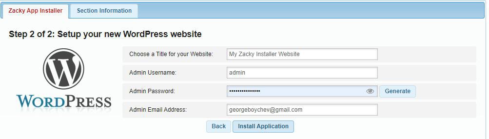 AwardSpace Hosting Panel Install WordPress