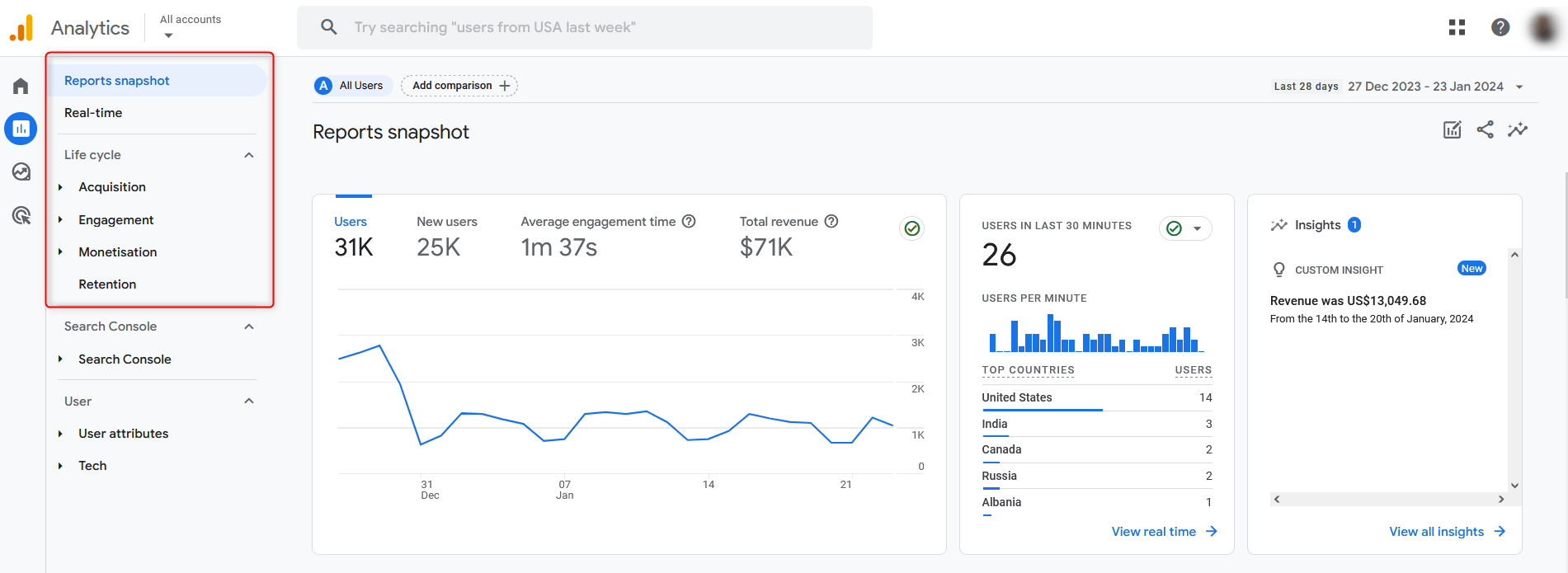 How to Navigate Google Analytics 4 Acquisition Report