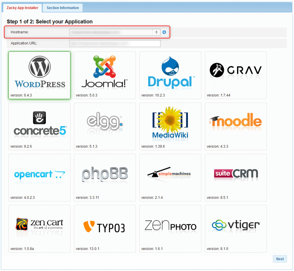 Shared Hosting Quick Start Guide list of CMS platforms add a domain name