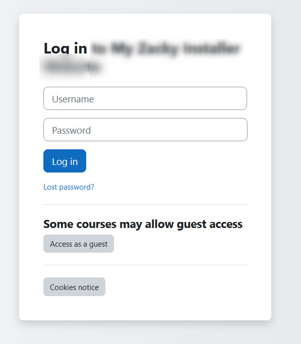 How to Log in to Moodle via the CMS Login Page