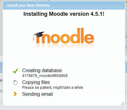 Installing Moodle 