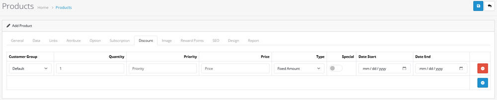 How to add a new product to OpenCart Subscription Tab 